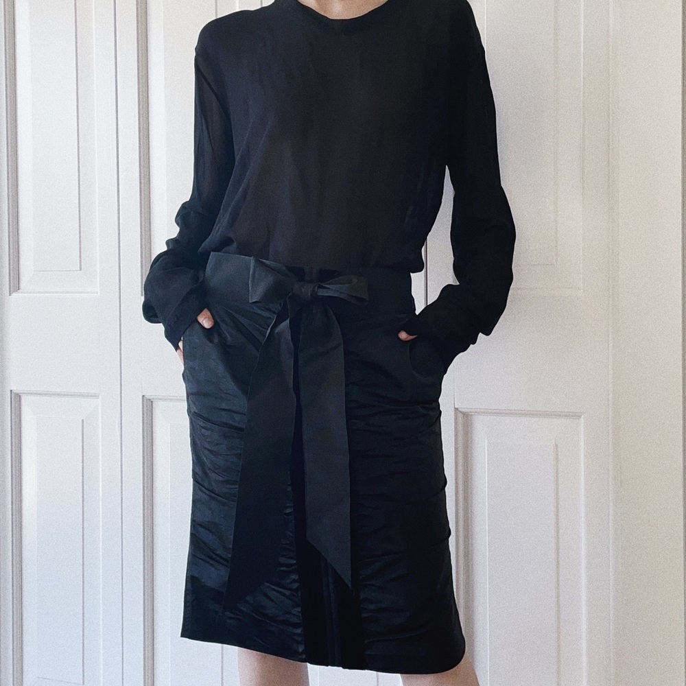 YSL F/W 2002 Runway Look 12 Ensemble designed by Tom Ford